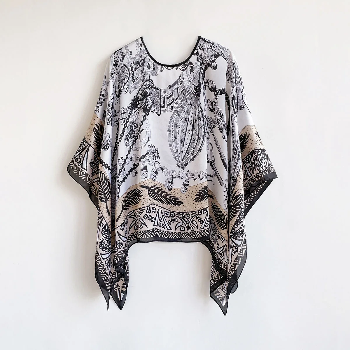 2023 Шелковый Шарф Женский Модельер Пуловер С Принтом Головы Большая Шаль Хиджаб