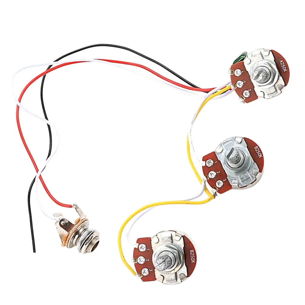 

Metal Wires Guitar Wired Potentiometer Harness Unique Wiring Plastic Parts Replacement Electric Supplies Pickup Guitars