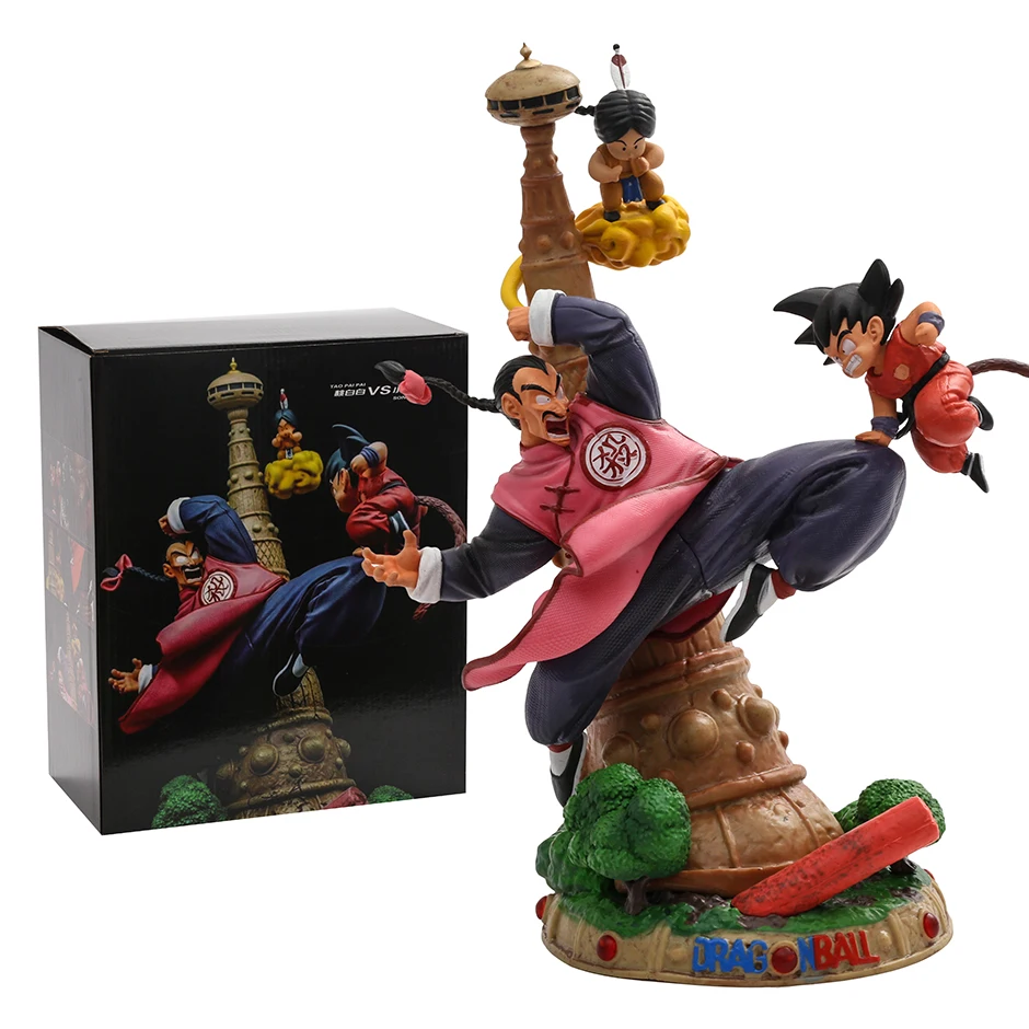 

DragonBall Tao Pai Pai VS Child Goku Maha Incredible Adventures PVC Figure Model Toy Colletible Statue
