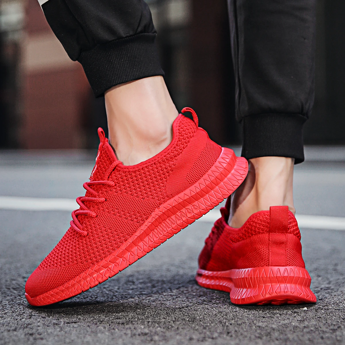 Damyuan Running Shoes for Men Sneakers Flying Woven Comfortable Breathable Shoes Casual Man Jogging Men Sport Shoes Gym Trainers