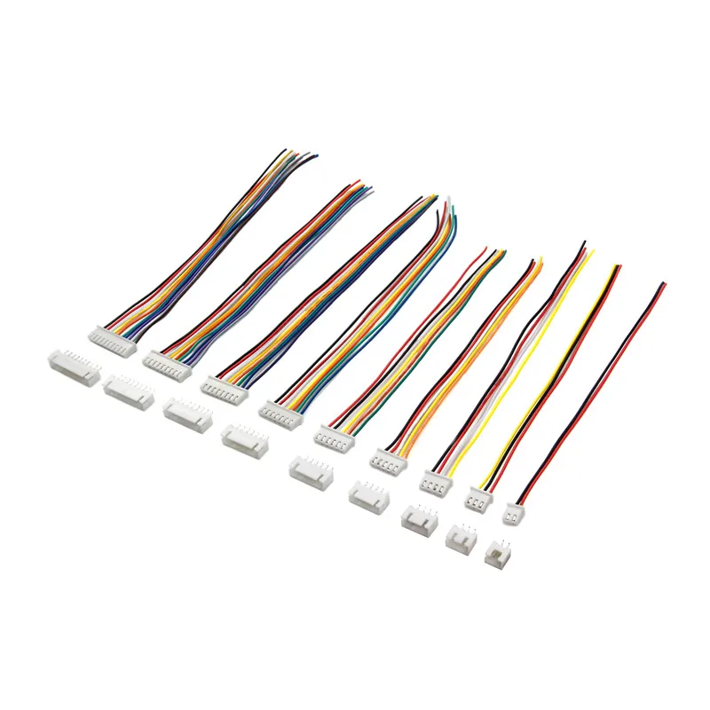 10Sets 2/3/4/5/6/7/8/9/10 Pin Pitch Male Female Plug Socket JST XH2.54 XH 2.5mm 15cm Wire Length 26AWG Cable Connector | Обустройство