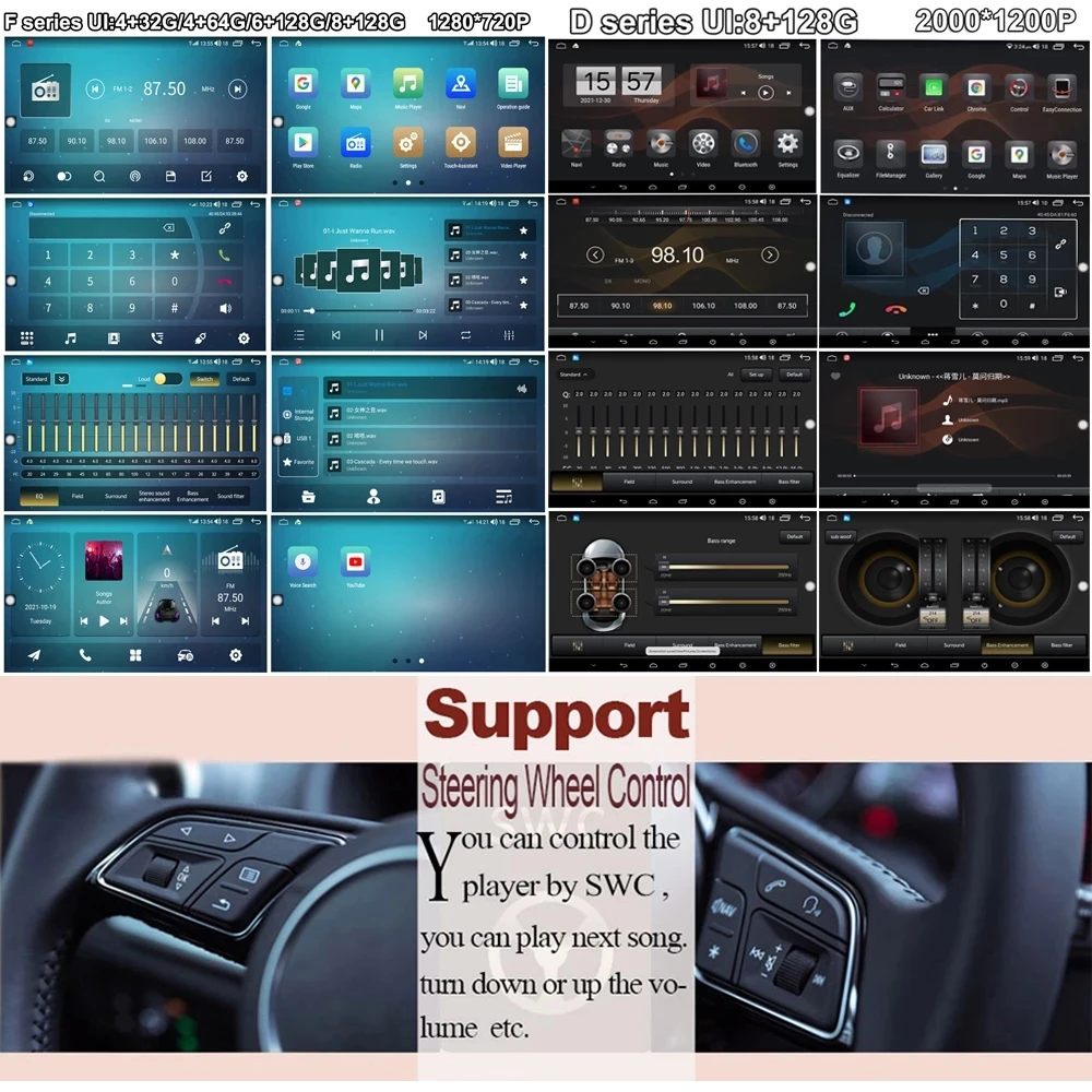 $149.45 For Jeep Wrangler 3 JK 2011 - 2014 Android 11 LHD RHD Car Video Stereo GPS Multimedia Player BT 10.1 Inch Wireless Carplay