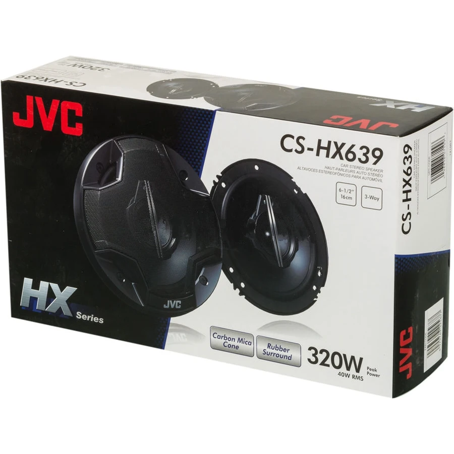Автомобильная акустика JVC CS-HX639 трехполосная коаксиальная |