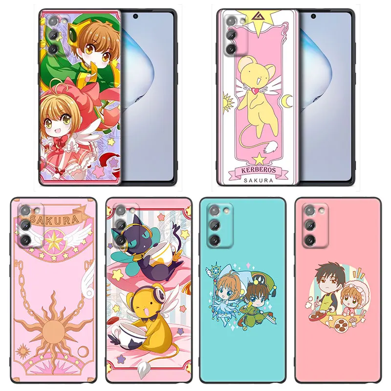 

Cute Card Captor Sakura Anime Cartoon Phone Case Samsung Galaxy A91 A73 A72 A71 A53 A52 A7 M62 M22 M30s M31s M33 M52 F23 F41 F42