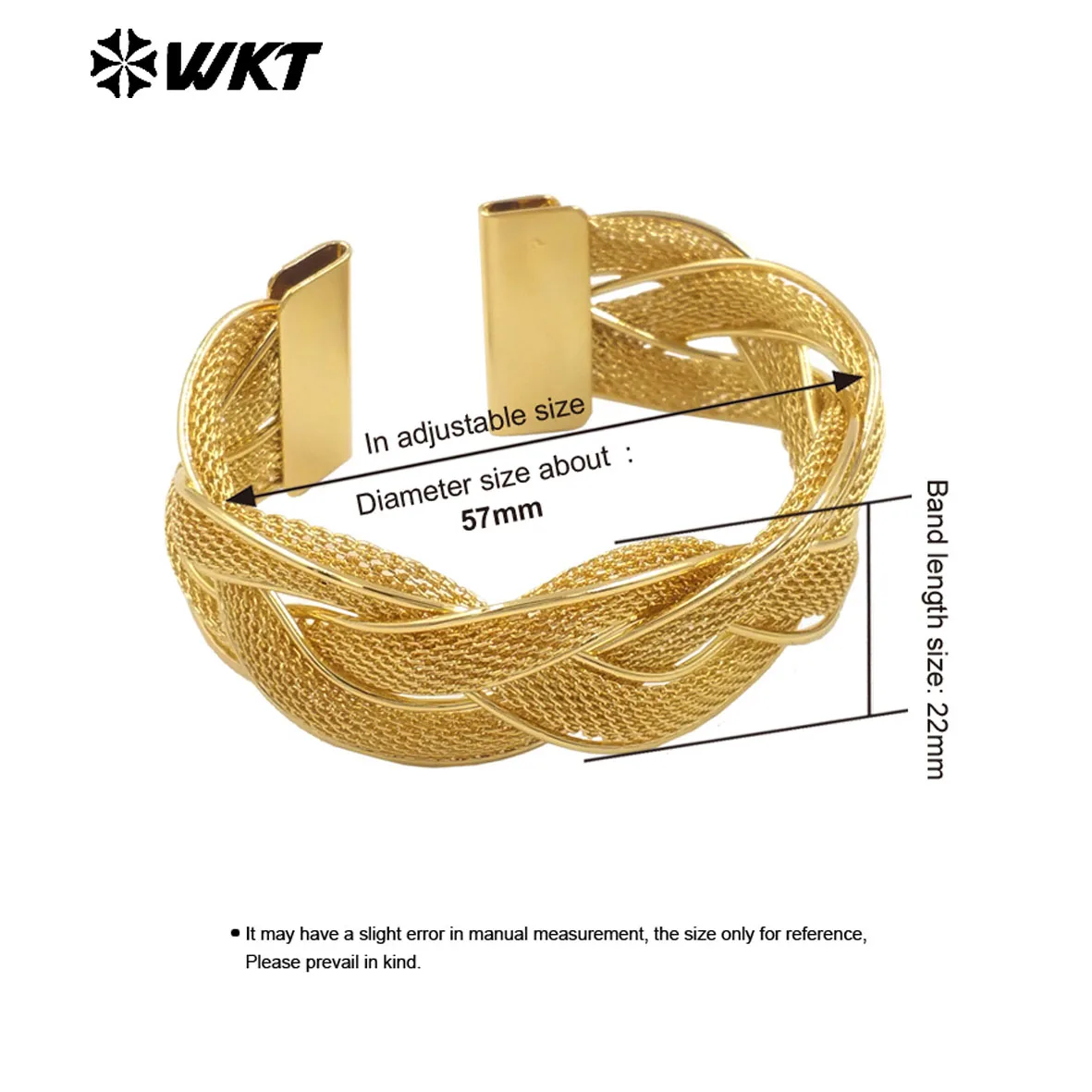 WT-B689 Высококачественный изысканный 18-каратный позолоченный латунный