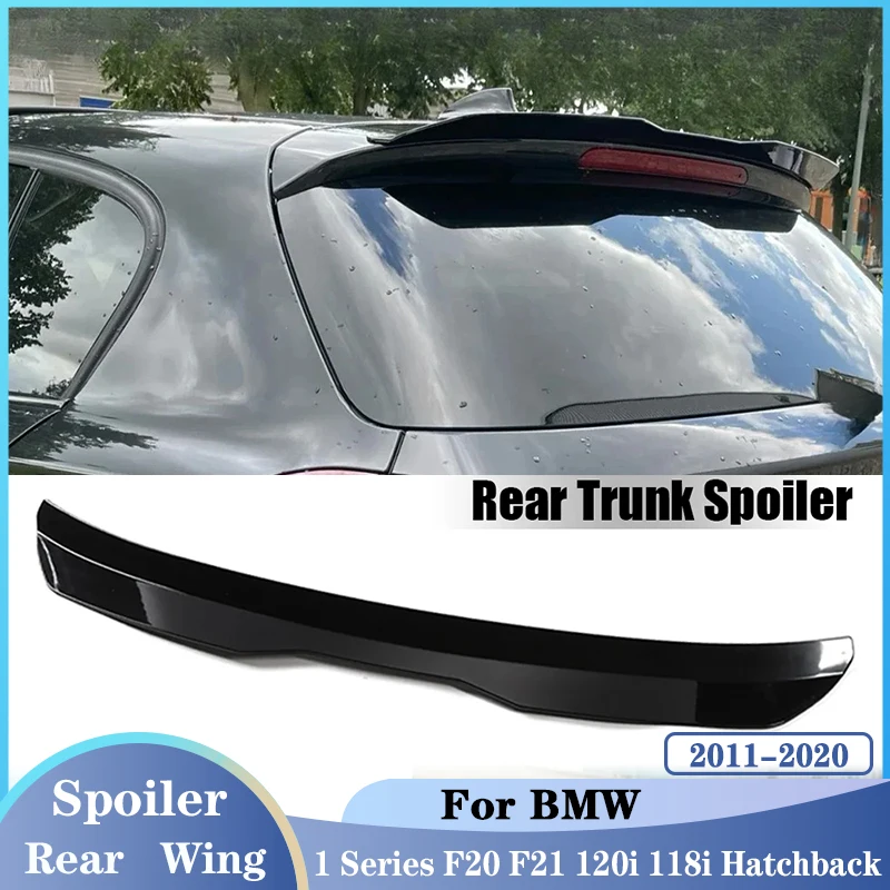 Фото Задний спойлер на крышу багажника, задний плавник для BMW 1 серии F20 F21 2011-2020 120i 118i 135i 116i M135i M140i Запчасти для хэтчбека №1