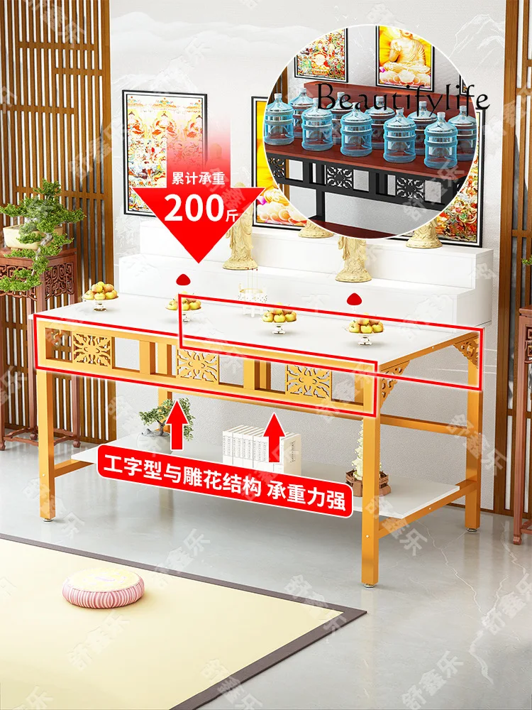 Стол для объявлений буддийского блеска Shrine God of Wealth Yezi трехслойный бытовой стол