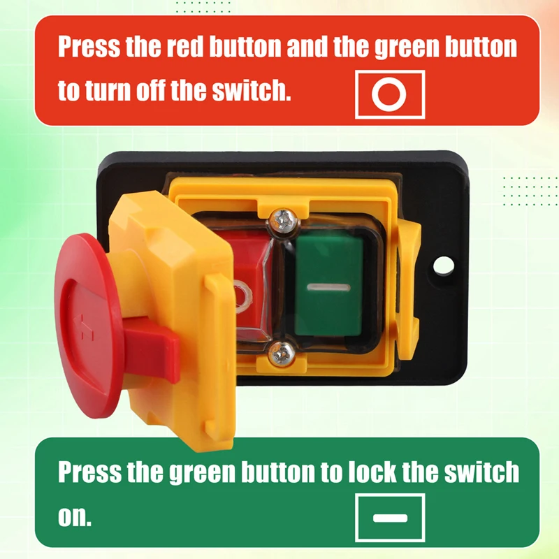 Электромагнитный переключатель LICG магнитный кнопочный KJD12 16A 250 В