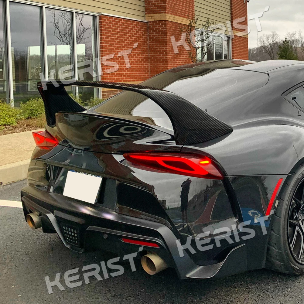 Спойлер из углеродного волокна для Toyota Supra A90 Coupe 2019-21 задняя крыло багажника губа