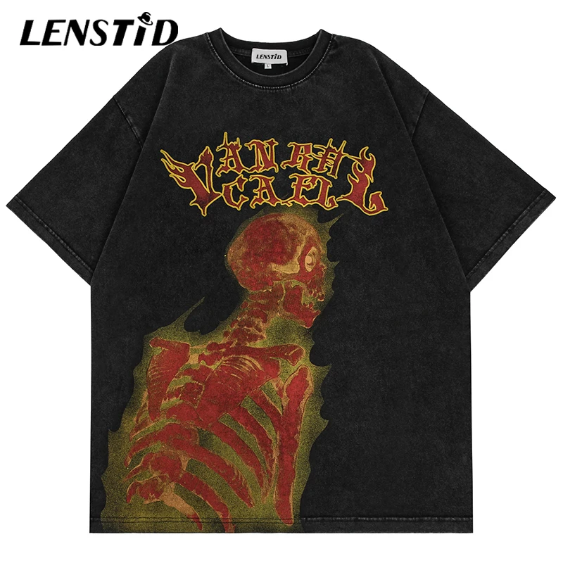 

Футболка мужская летняя с графическим принтом, в стиле хип-хоп