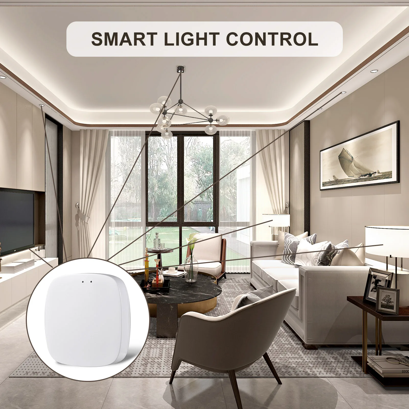 

Сетчатый шлюз Tuya ZigBee 3,0, многорежимный хаб-мост, беспроводное и проводное дистанционное управление через приложение Smart Life