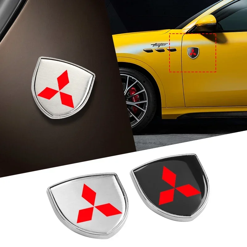 Металлические значки на боковую дверь автомобиля эмблемы наклейки для Mitsubishi ASX 1