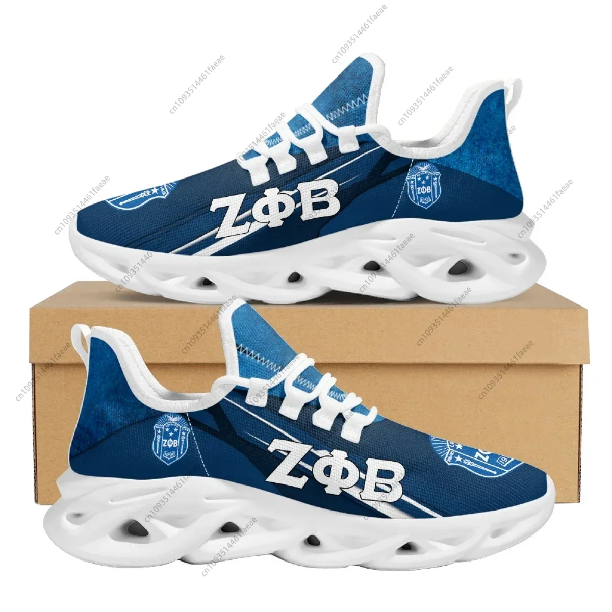 Женская обувь на платформе с логотипом Zeta Phi Beta заказ повседневные уличные