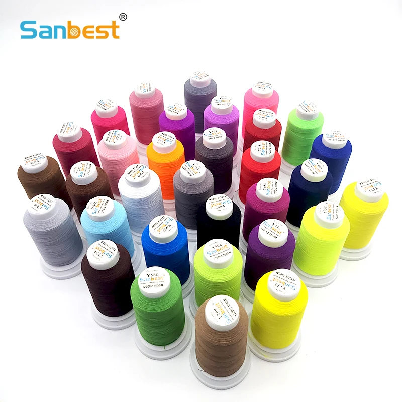 Thread 1000m High Strength For Brother Singer Janome Babylock Polyester Machine Threads