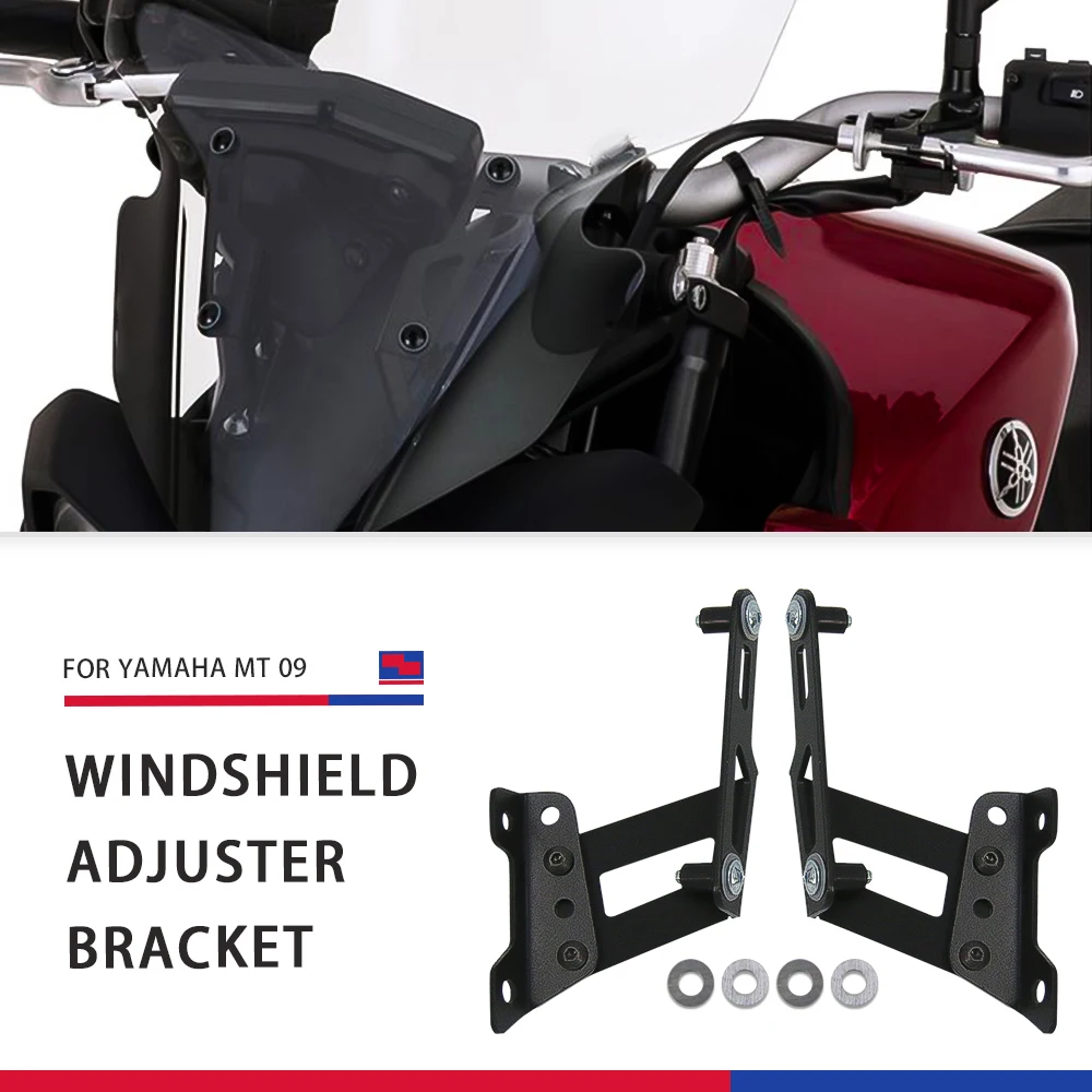 

For Yamaha MT-09 MT09 MT 09 2017-2020 Motorcycle Accessories Windshield Bracket Windscreen Adjuster Sport Screen Stays Brackets