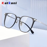 katkani new business ultra light aluminum magnesium eyeglasses women pure titanium optical prescription glasses frame men l5069m