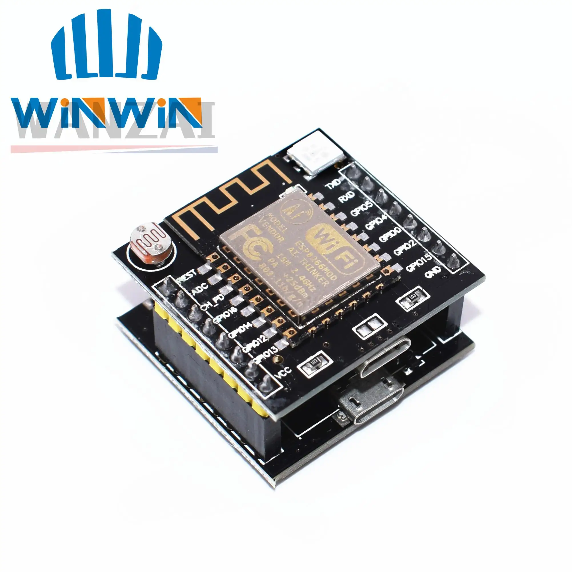 Плата разработки ESP-12F последовательного Wi-Fi sp8266 Witty cloud Модуль MINI nodemcu - купить по