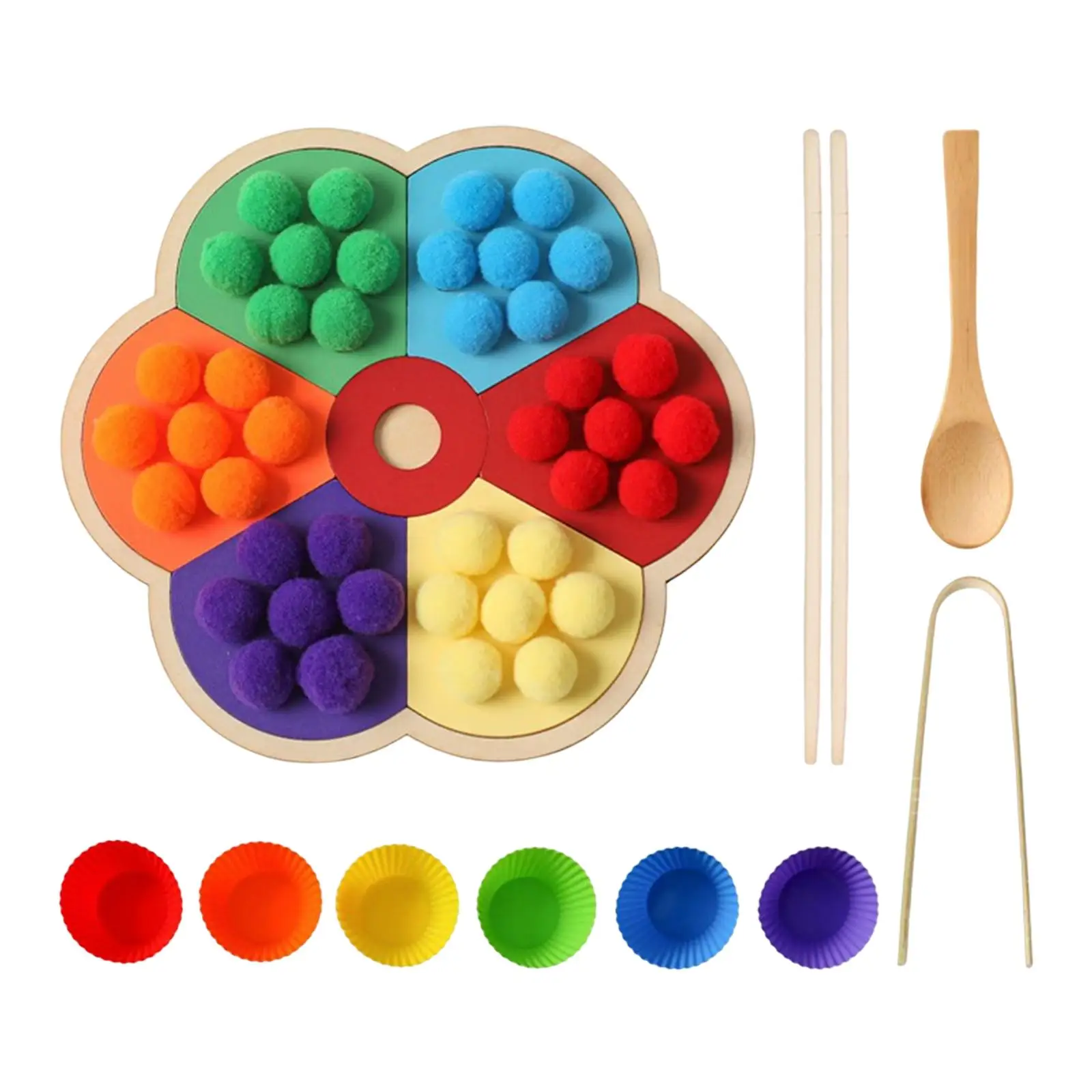

Доска Монтессори с радужными колышками для раннего развития, игра для сортировки цветов, деревянные игрушки с подсчетом для мальчиков, детские подарки на день рождения 4, 5