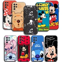 disney mickey stitch phone cases for samsung galaxy a22 4g a31 a72 a52 a71 a51 5g a42 5g a20 a21 a22 4g a22 5g a20 a32 5g a11