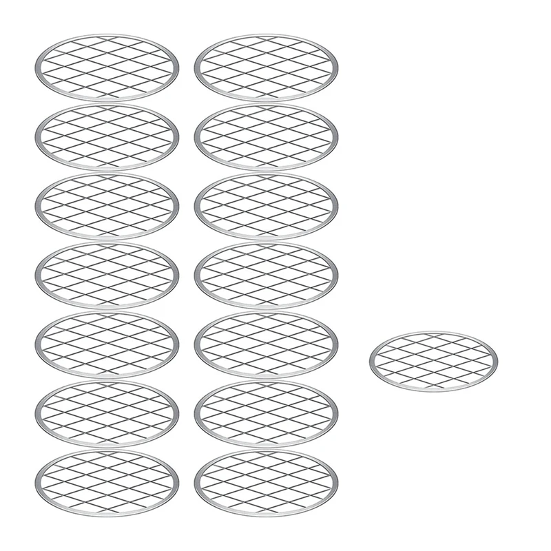 

15 Pieces Flower Mason Jar Frog Lids 3.4 Inches Flower Frog Lids Vase Grid Organizer Lids for Canning Jars Floral Vases