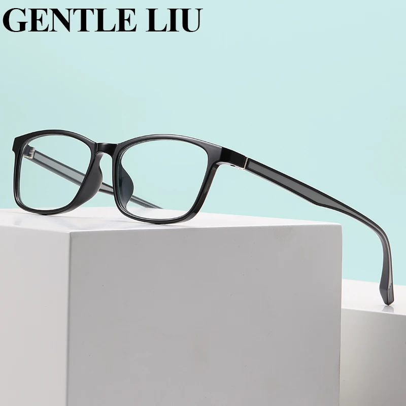 

Square Myopia Glasses Frames TR90 Eyeglasses Frame Can Be Equipped With Prescription Spectacle Fashion Anti-Blue Light Eyewear