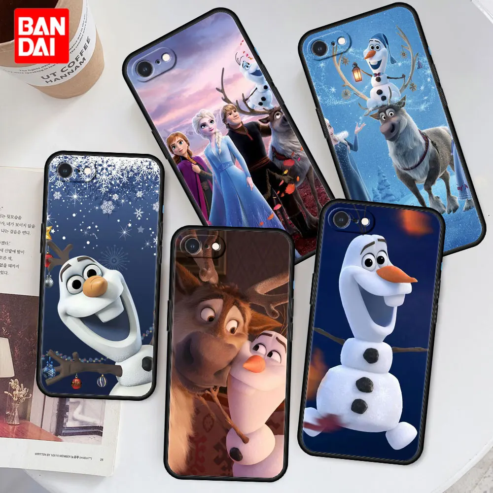 

Disney Queen Elsa Frozen Cartoon Phone Case for Apple iPhone 8 7 6 6s Plus X XS Max XR Se 2020 7plus 8plus Xsmax Cover Silicone