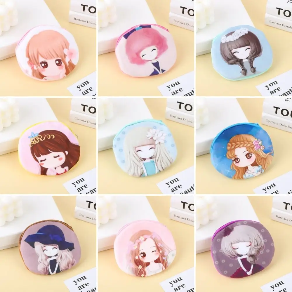 

Портативный плюшевый Кошелек для монет, Забавный мультяшный плюшевый кошелек, сумка для хранения, маленькие детские подарки для девочек