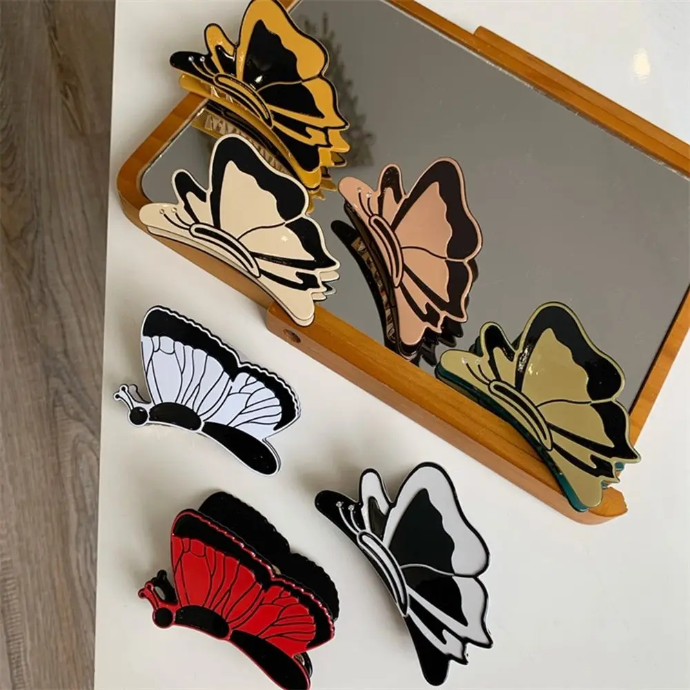 

Заколка для волос в стиле ретро с изображением бабочек