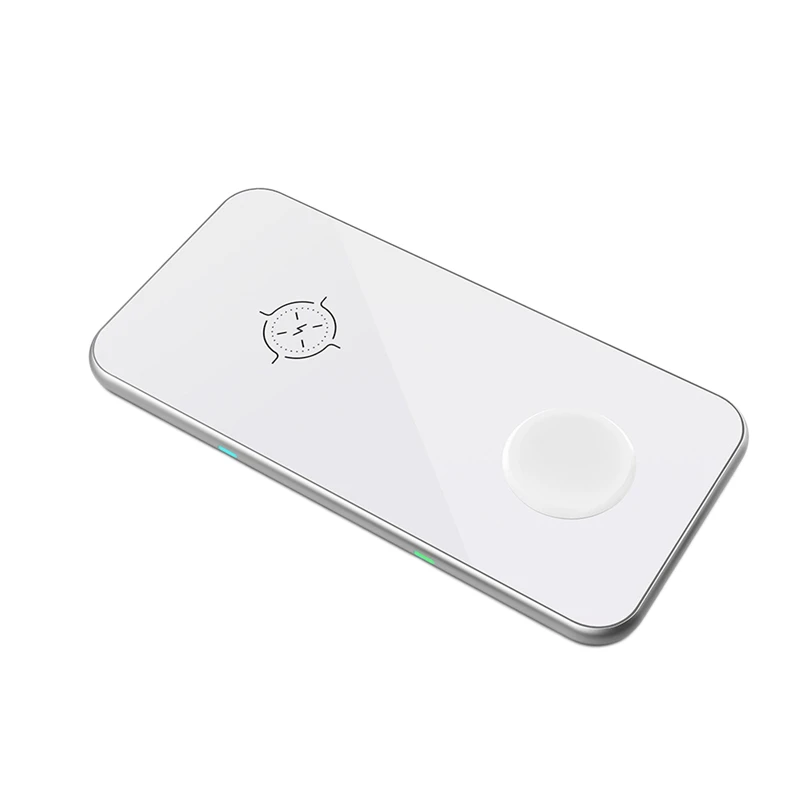 

Беспроводное зарядное устройство 3 в 1, 10 Вт, беспроводная быстрая зарядка, подходит для Android, наушники для часов Apple