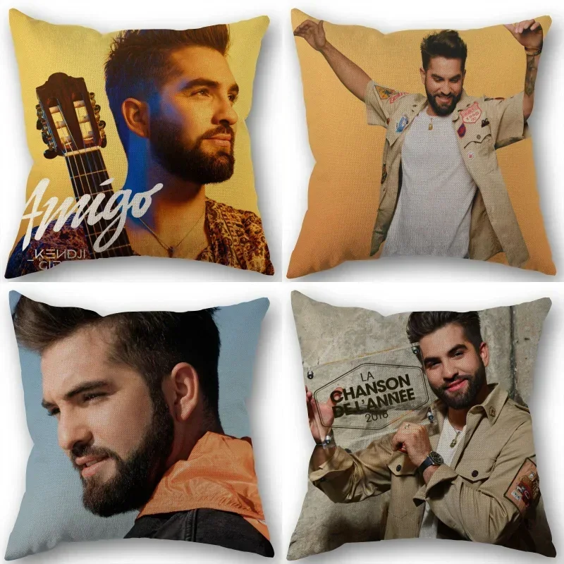 Хлопковая Наволочка Kendji Girac 45x45 См Домашний Текстиль Квадратная Декоративная Для