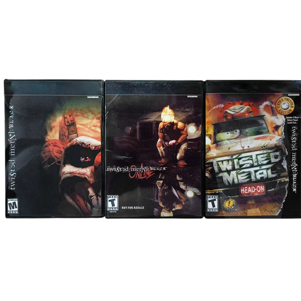 Фото PS2 Twisted Metal Series с ручной копия диска, разблокировка игровой консольной станции 2, ретро-оптический драйвер, детали ретро-машины для видеоигр №1