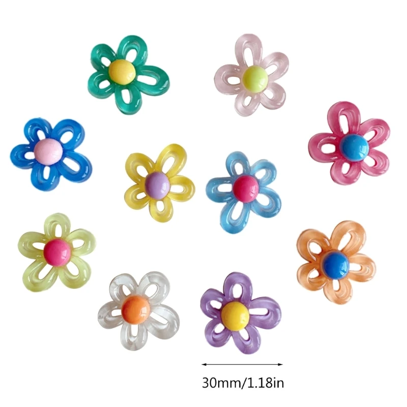 Красочные цветочные подвески ожерелье браслет серьги подвеска для изготовления