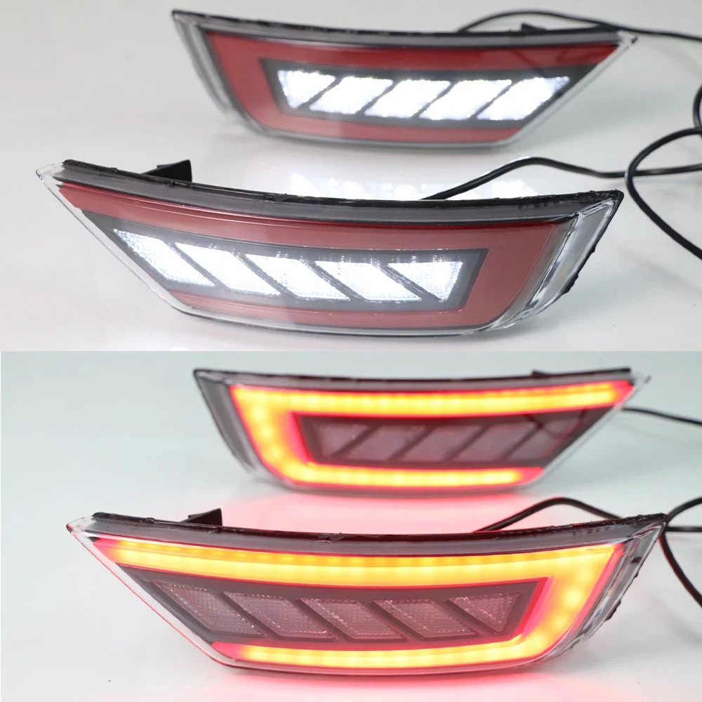 

2PCS LED Rear Bumper Reflector Lights For Ford Focus Hatchback 2013 - 2020 For Ford Focus 2 MK2 Escape Kuga Rear signal Fog Lamp