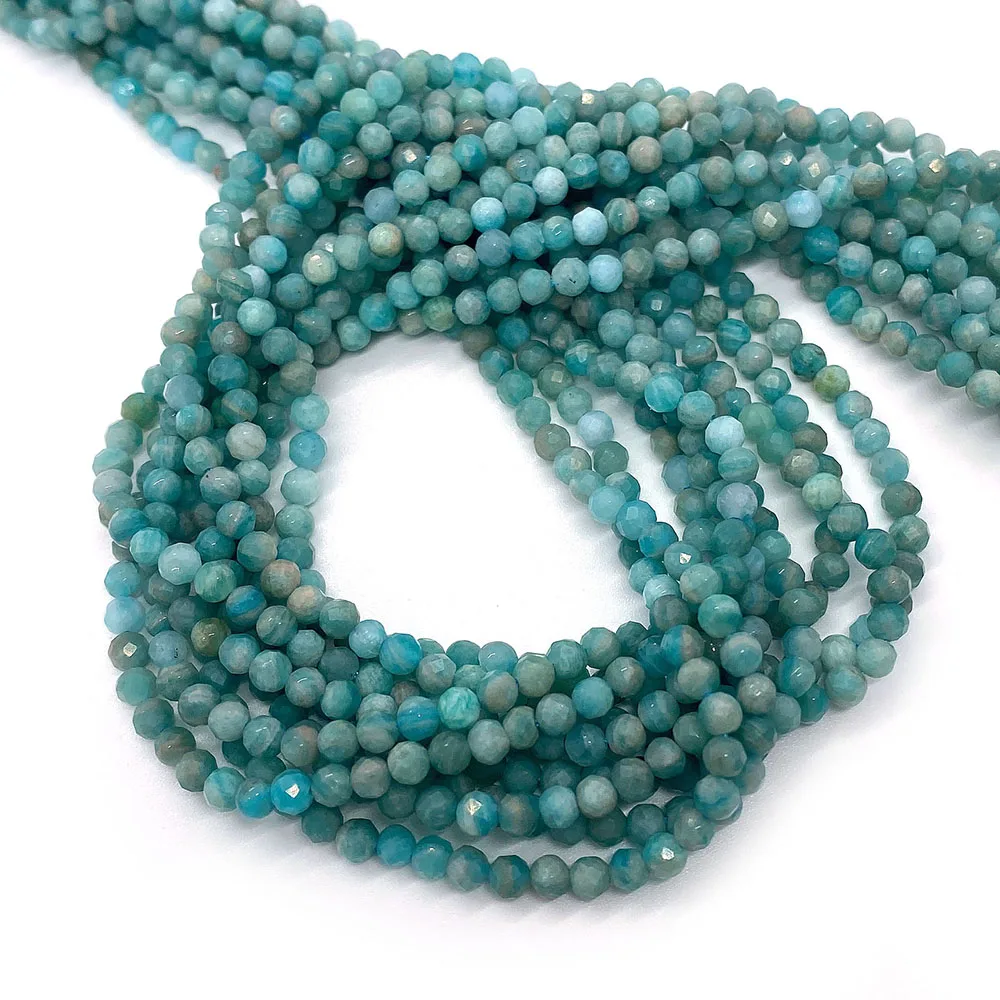 Бусины из натурального камня с гранями 2/3/4 мм | Украшения и аксессуары