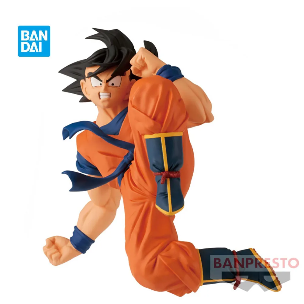 

Bandai Dragon Ball Son Goku 11cm Cartoon anime character model collectible plastic material series children's toys birthday gift