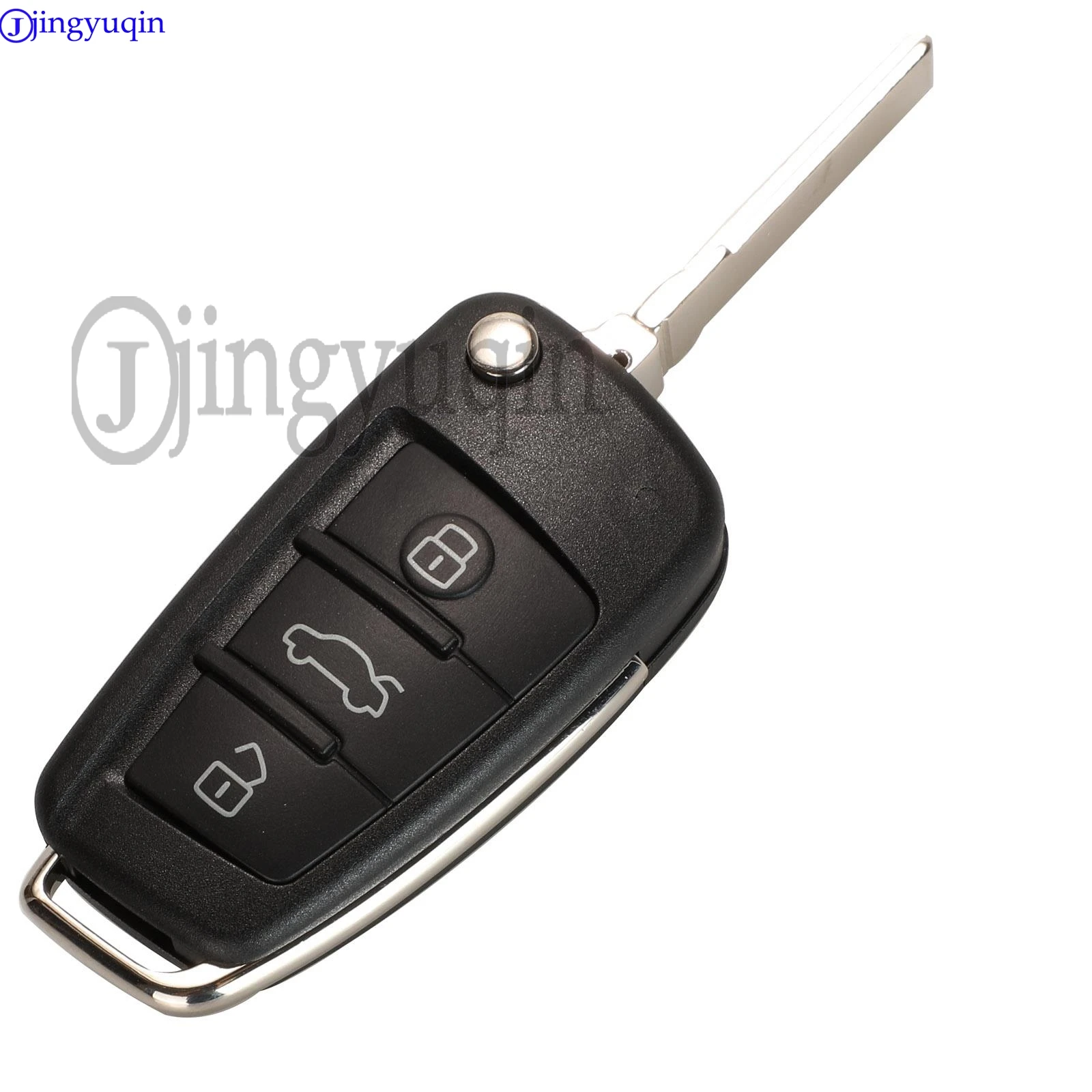 

Чип-ключ Jingyuqin 315 МГц ASK ID48 С 3 Кнопками Для Audi A2 A3 A6 A6L A8 Q7 TT A4 2002-2010, Замена Автомобильного Ключа