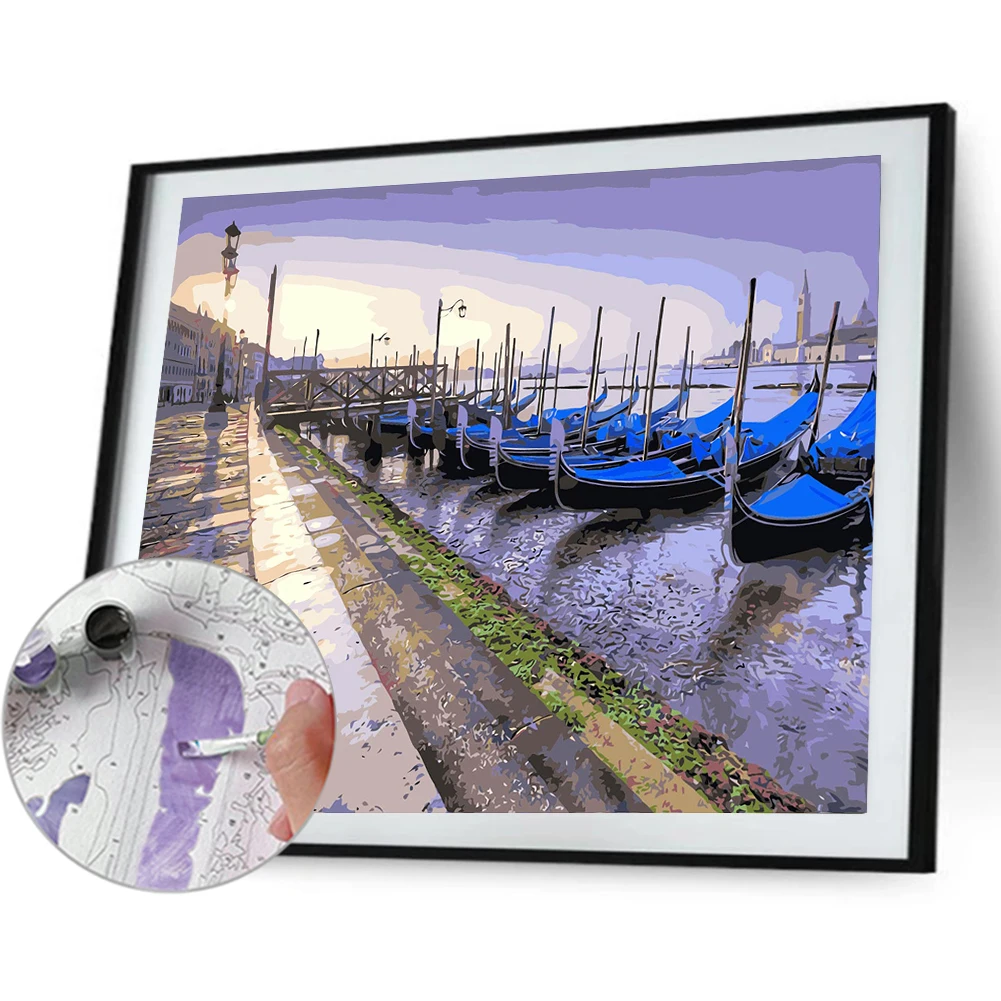 

Набор для рисования по номерам на холсте Пейзаж