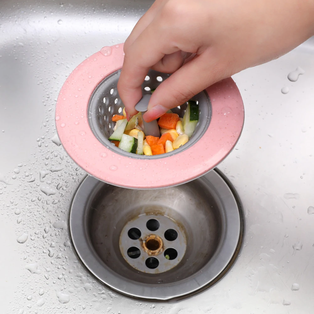 

Bathroom Silicone Sink Strainer Home Living Floor Drain Hair Stopper Sink Drains Hair Filter Strainer Waste Collector
