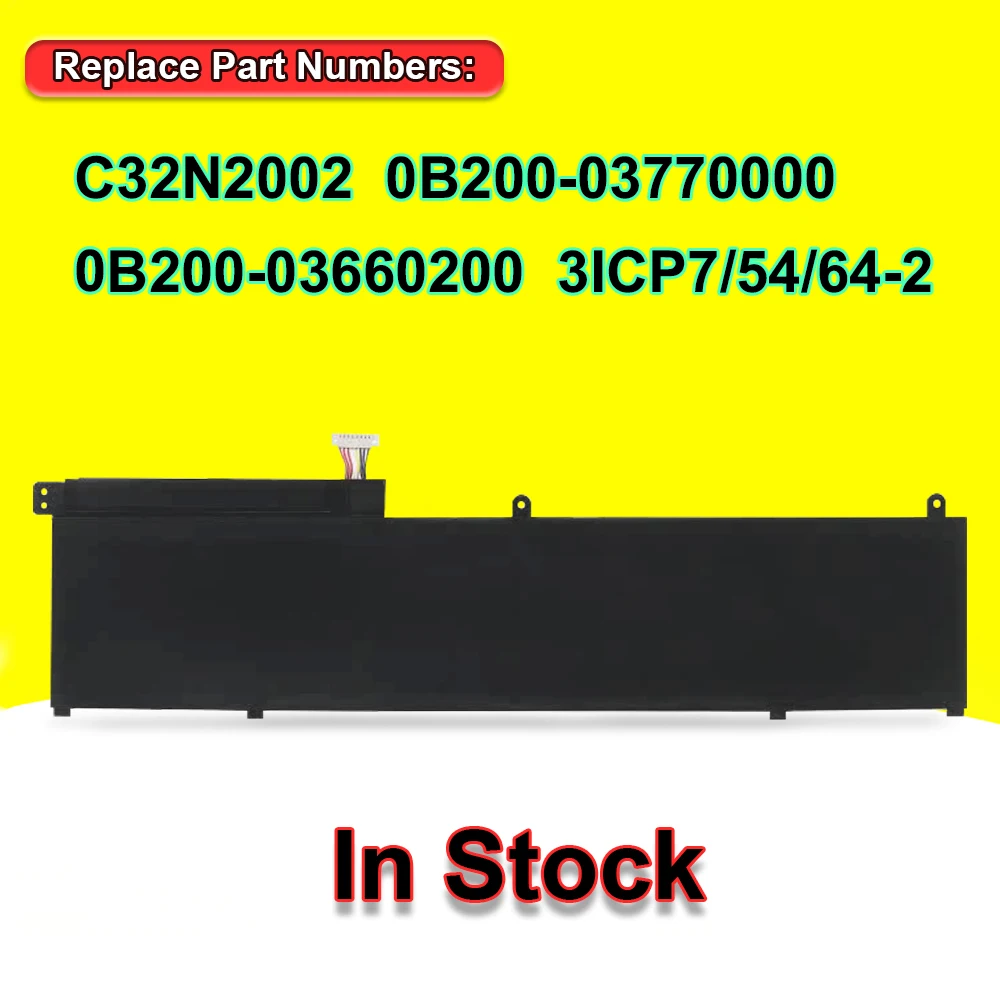 C32N2002 Аккумулятор для ноутбука ASUS ZenBook Pro 15 UX535 UX535L UX535LI OLED UX535Q UX535QA UX535QE UM535 Flip Q528 Q538