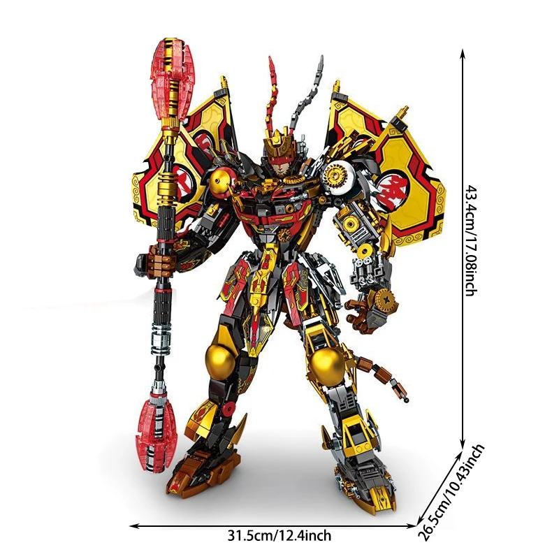 Конструктор Andole King Monkey Warrior Mech Sun Wukong 14+