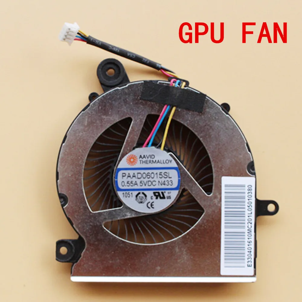 Кулер для MSI 1581 GF66 GL66 N459 PABD08008SH N460 0 5 в пост. Тока |
