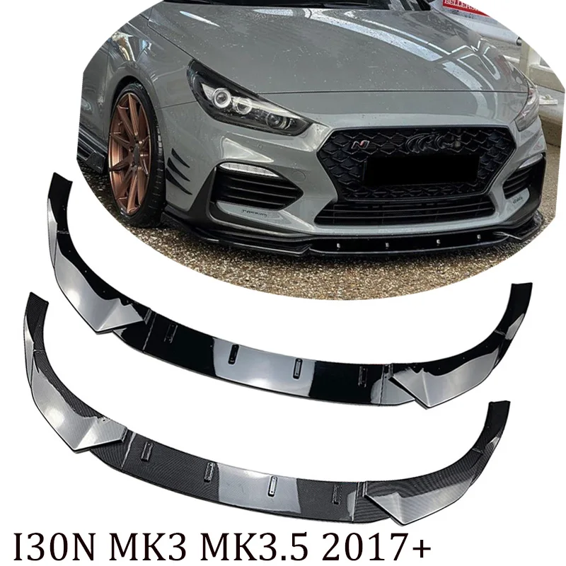 

Нижний спойлер для переднего бампера Hyundai I30N MK3 MK3.5 Hatchback 2017- 2020