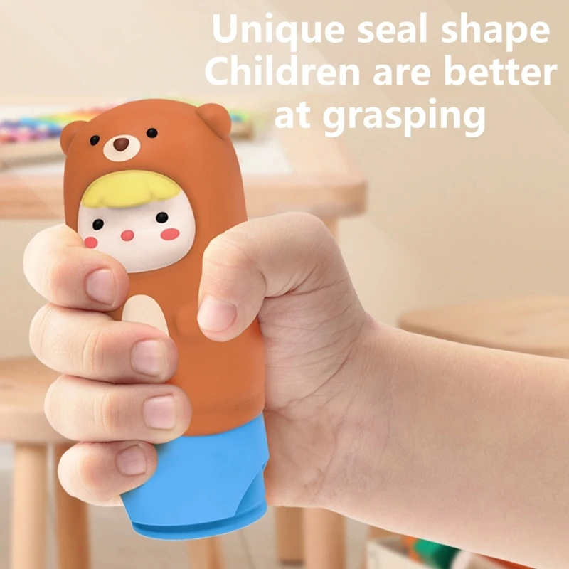 Креативный набор наклеек-штампов с героями мультфильмов 300 шт. наклейки для