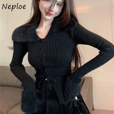 Neploe Элегантный кардиган из акрила