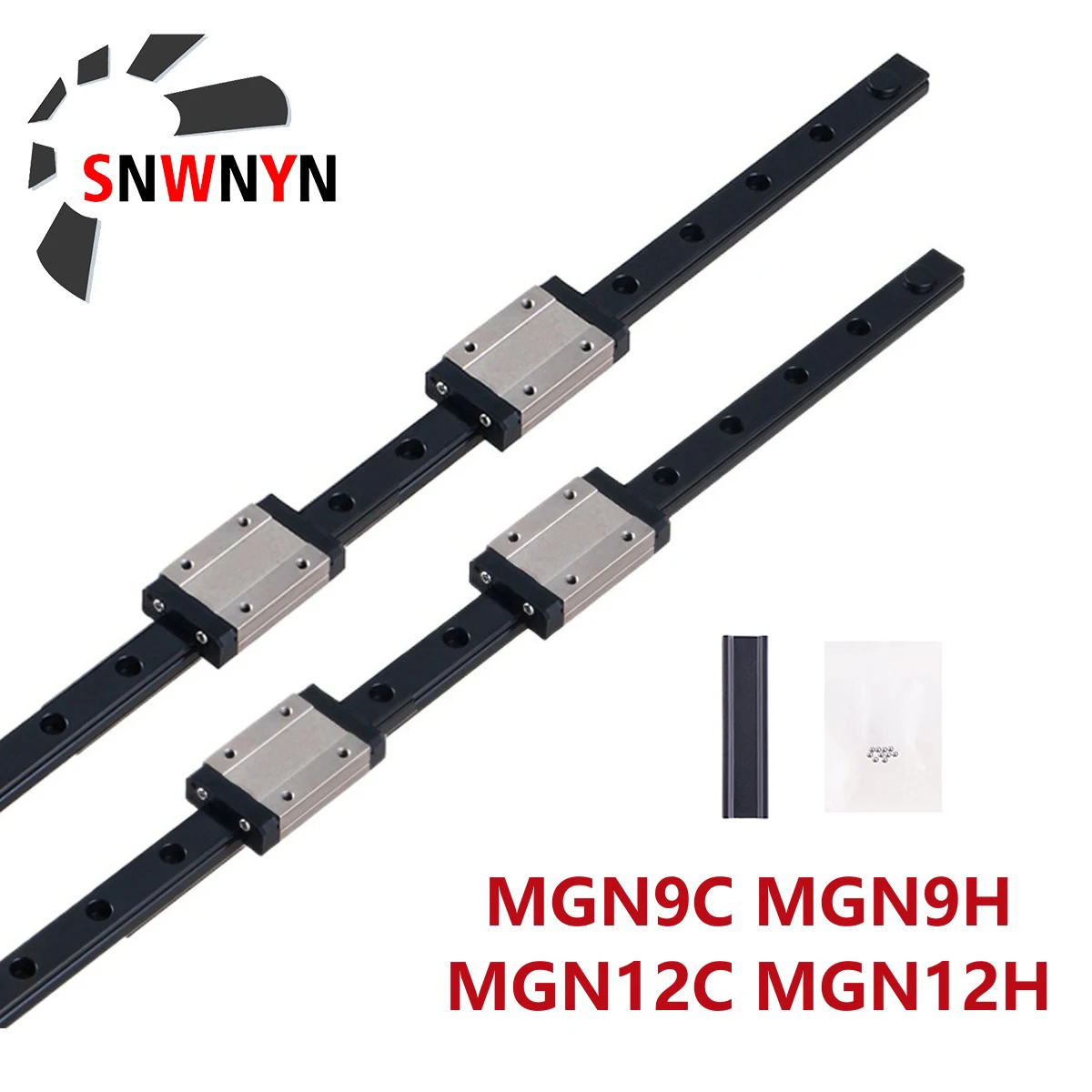 

Миниатюрная линейная направляющая MGN9 MGN12 SNWNYN 100-1000 мм 2 шт.