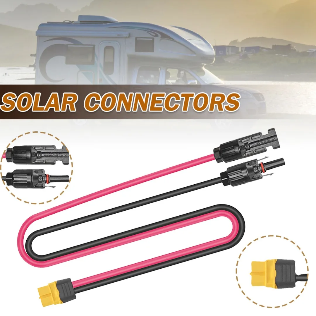 

XT60 ПВХ Солнечный Кабель Женский к MC4 Мужской Женский Разъем электростанция портативная панель аккумулятора автомобиля для двигателя аккум...