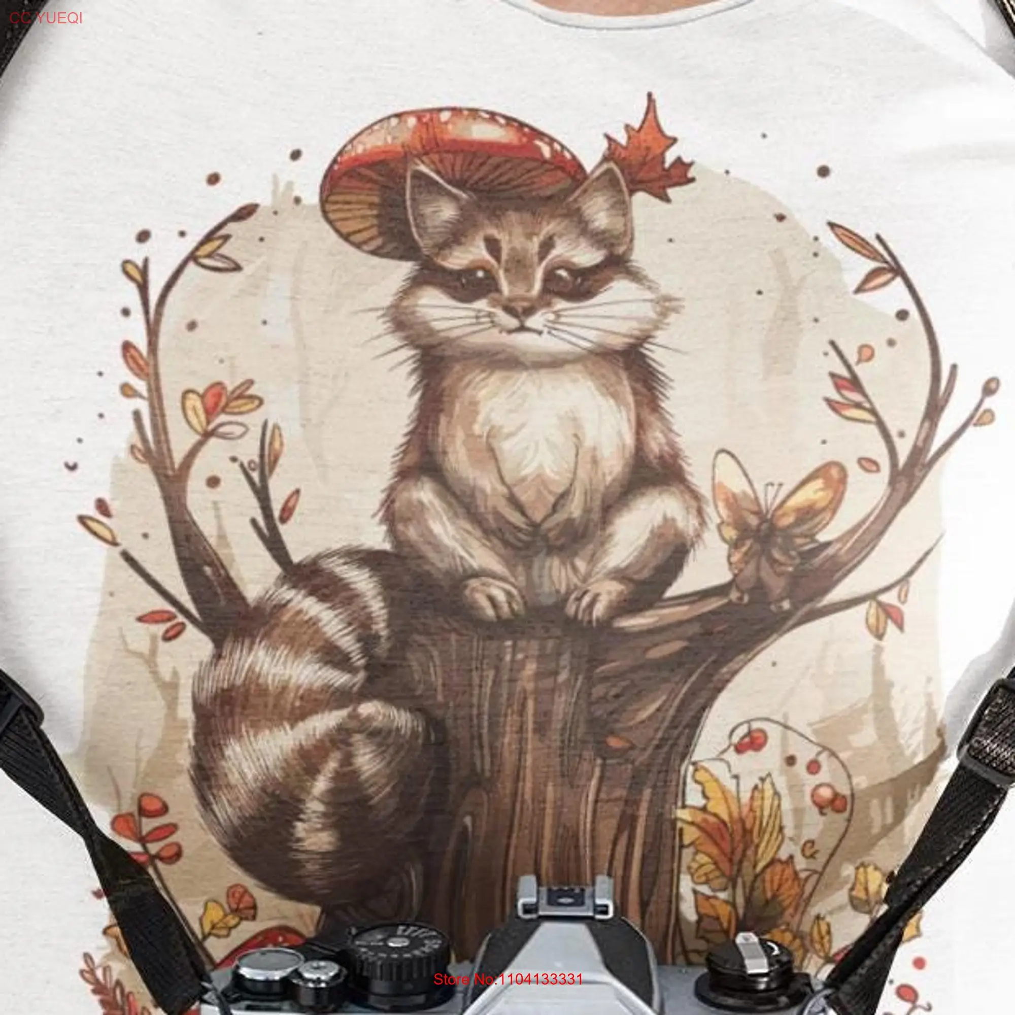 Волшебный Лес Футболка Forestcore одежда волшебный гриб чудесный мистический длинный