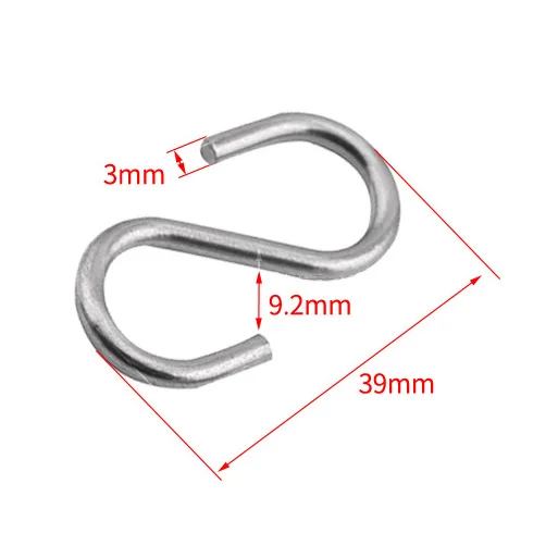 

Крючок S-образный из нержавеющей стали M2-M10