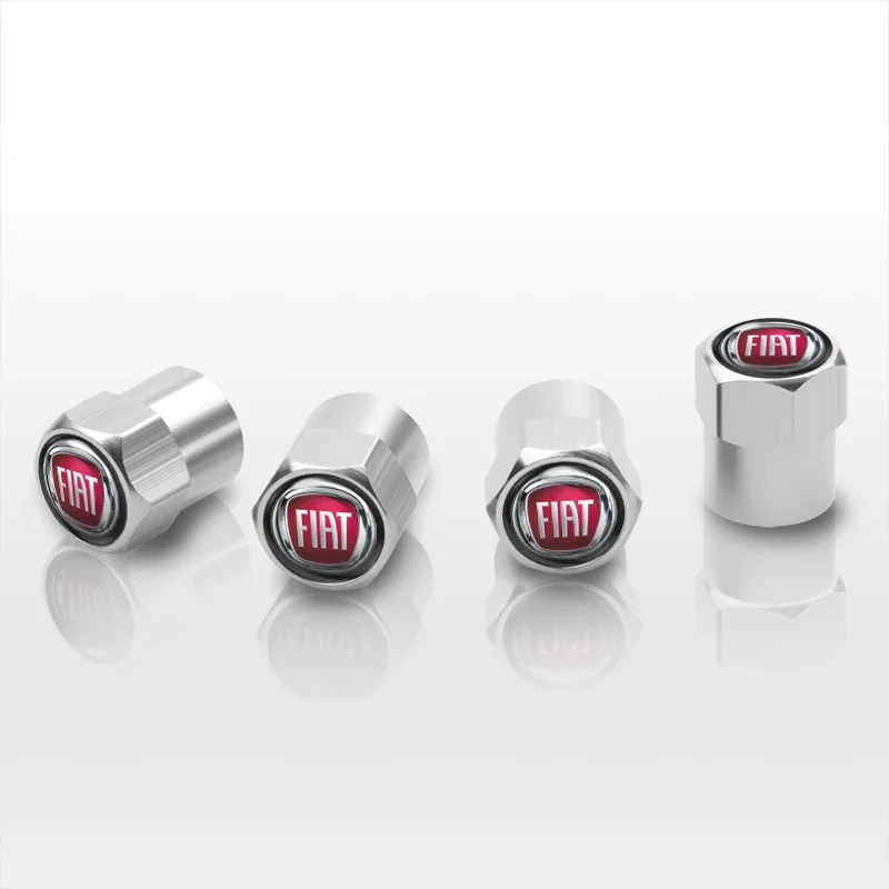 

4 шт./компл. колпачки клапанов для автомобильных колес, шток воздуха для FIAT 500 Abarth Doblo Tipo Panda Ducato Fiorino Grande Punto 500X Freemont Stilo