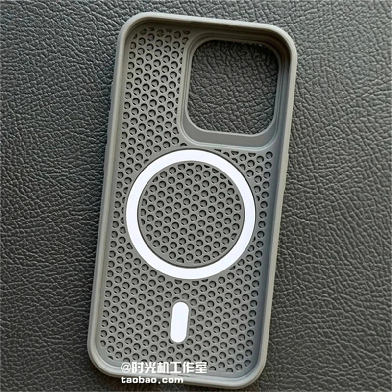 Фото Охлаждающий магнитный чехол для IQOO Neo 11, чехол MagSafe, сотовая сетка, защитный чехол для Vivo Iqoo Neo11 5G, противоударный бампер №5